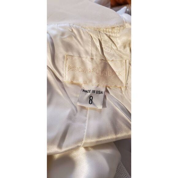 Jessica Mcclintonk Vintage Wedding white dress - Picture 13 of 15